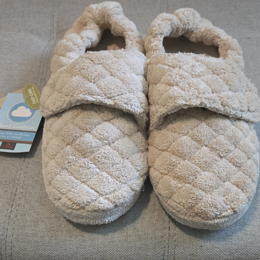 Cozy Quilted Slippers in Beige